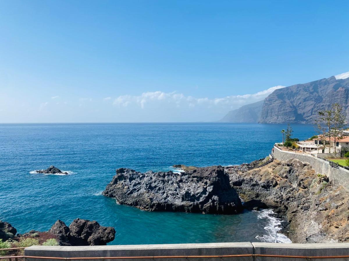 Beautiful,Boho,Sea View Los Gigantes Apartment Puerto de Santiago  Kültér fotó